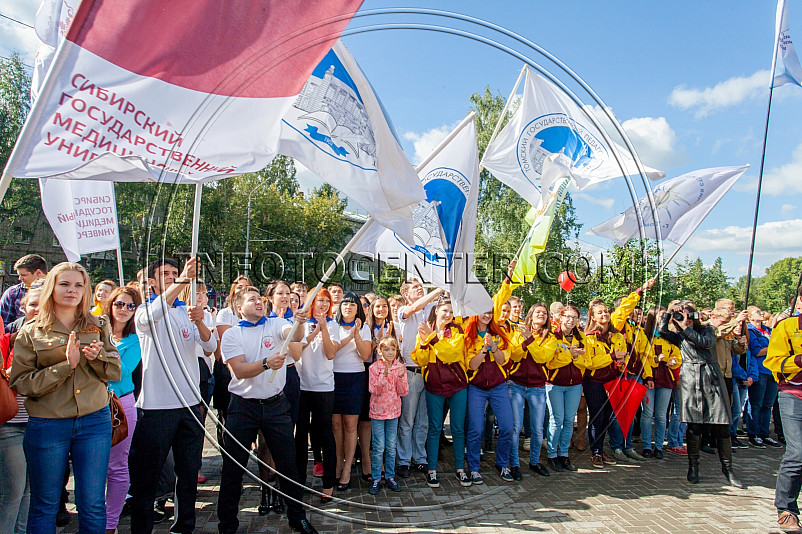 Открытие архитектурного комплекса, посвященного студенческим стройотрядам