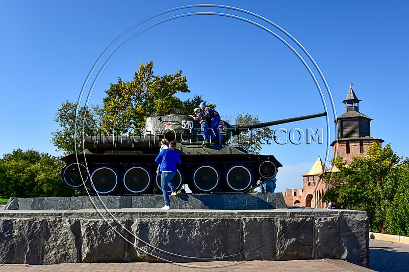 Танк Т-34 в Нижнем Новгороде