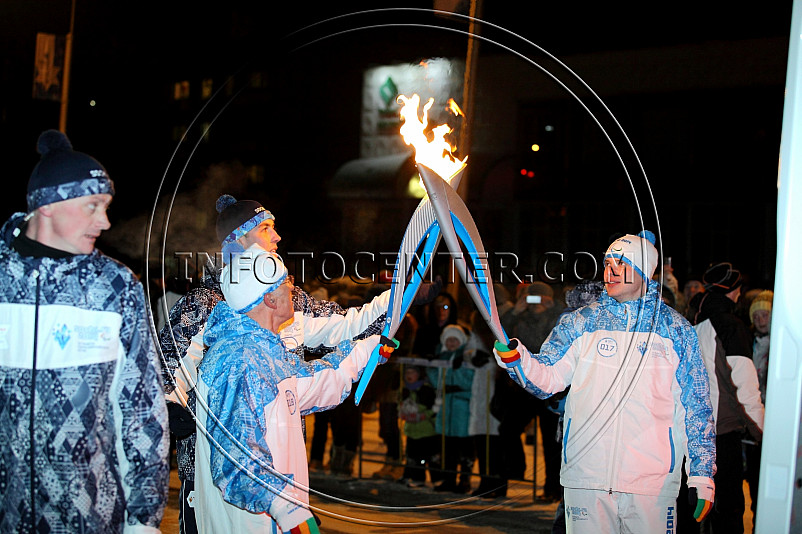 Эстафета Паралимпийского огня в г. Северске, 2014 г.