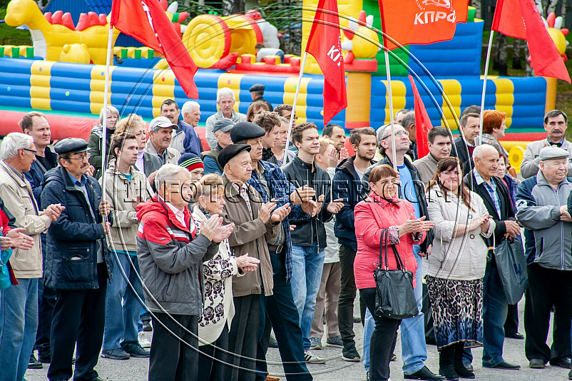 Всероссийский митинг КПРФ против повышения пенсионного возраста в Томске