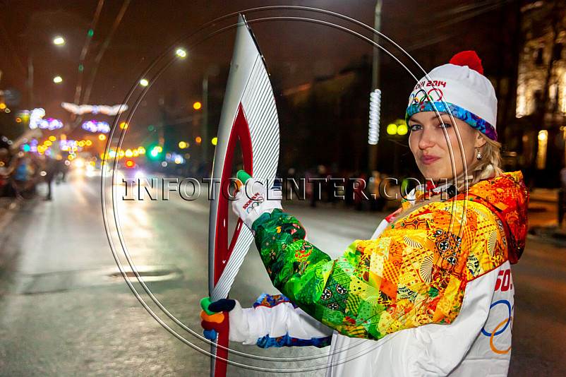Эстафета Олимпийского огня в Томске, 2013 г.
